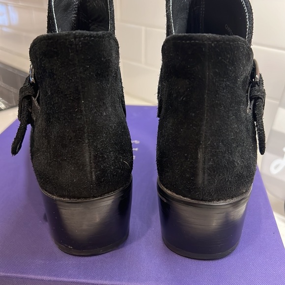 Stuart Weitzman black booties 7.5 - Picture 5 of 9